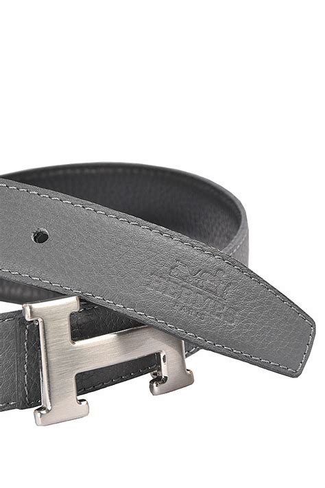 grey hermes belt